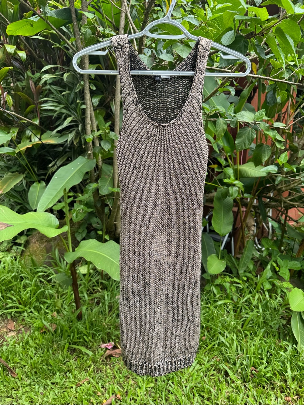 H&M Brown Knit Mini Dress